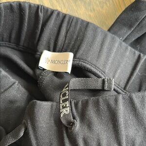 Moncler Girls Black Pants